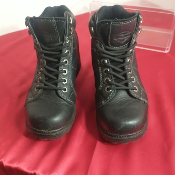 Harley-Davidson Women's 4" Tyler Riding Boot Boot Black D84280 Size 5.5 - Picture 10 of 12